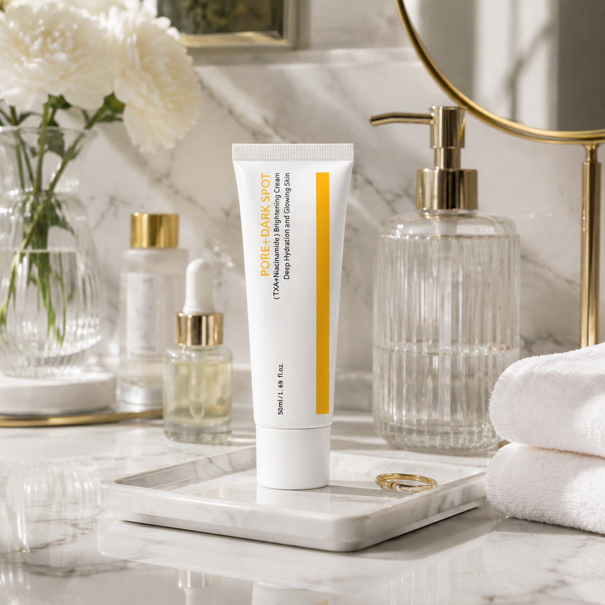 Amino Acylamide Brightening Facial Cream
