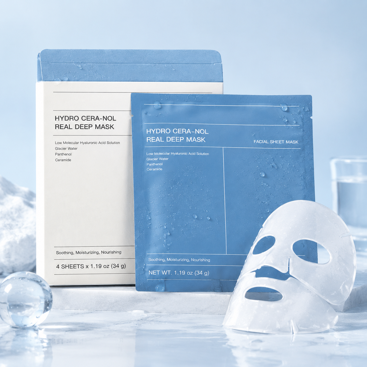 Deeply Moisturizing and Hydrating White Infusion Collagen Mask